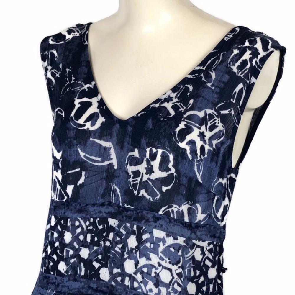 H&M Long Blue Floral Maxi Dress